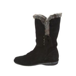 Stuart Weitzman Faux Fur Boots Preloved Size 6